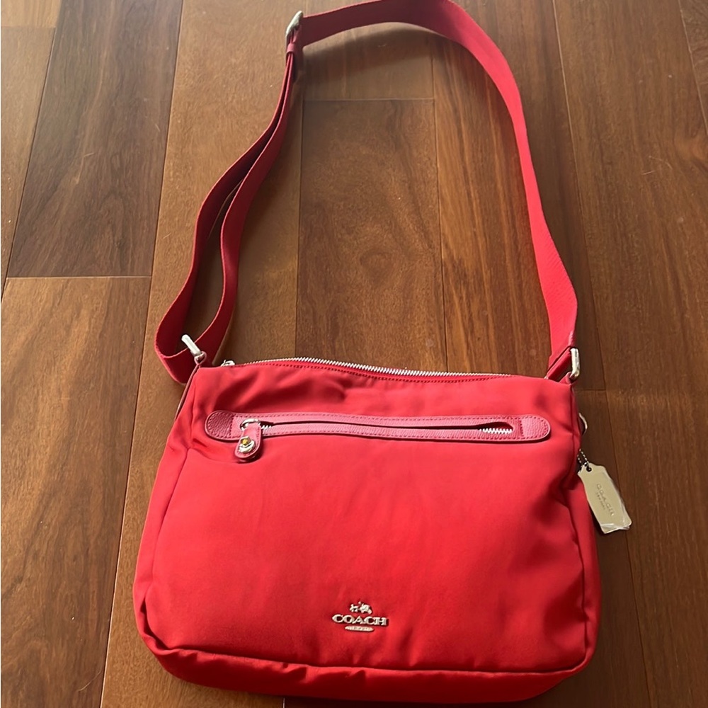 Coach Nylon Messenger Crossbody Like New
